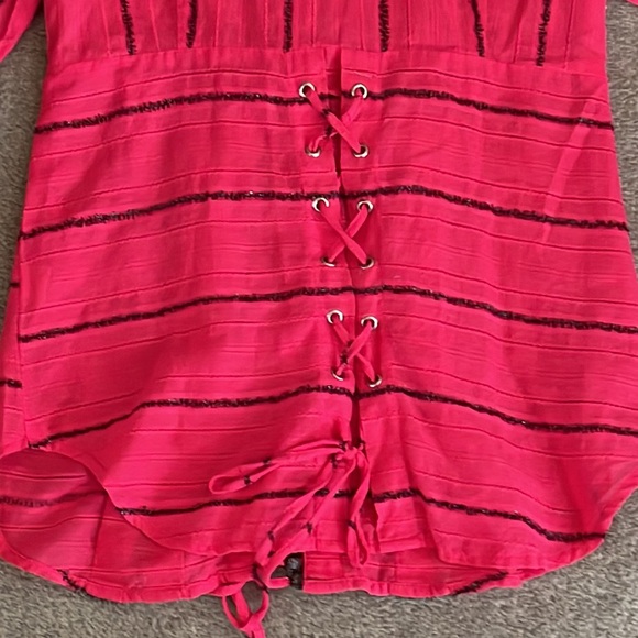 Ride Brand Western Style Cowgirl Shirt pink size S - Picture 10 of 12